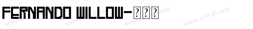 Fernando Willow字体转换